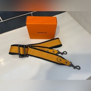 New Crossbody/Shoulder Handbag Yellow and Black Bag Strap